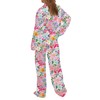 SHESHOW Womens Pajama Sets Button Up Long Sleeve Sleepwear Loungwear