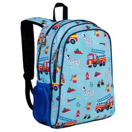 Wildkin 15-inch Kids Backpack – Durable, Padded, Adjustable for School & Travel - Firefighters