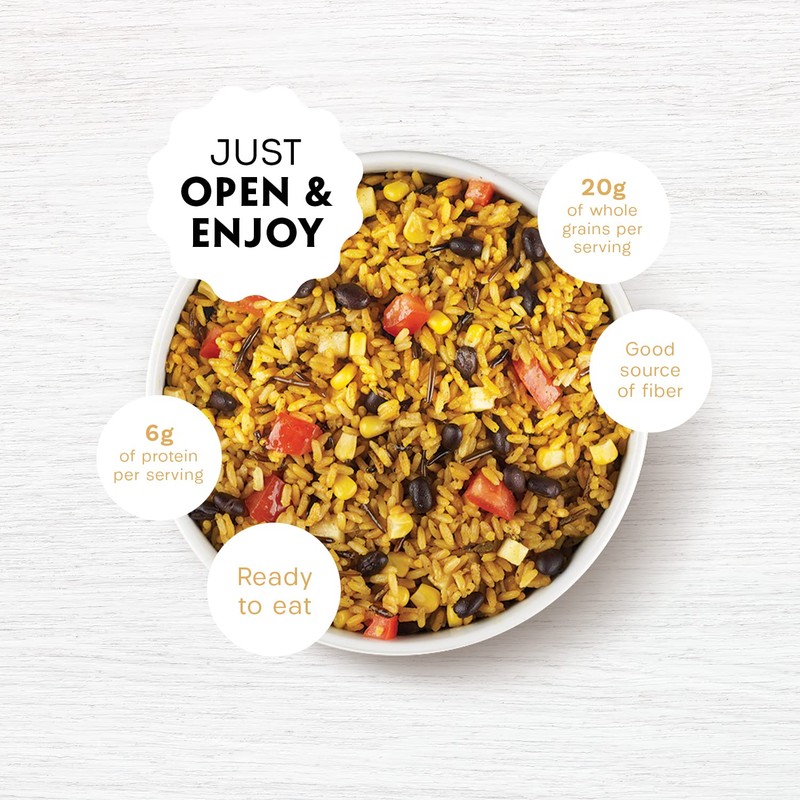 Reese Wild Rice Harvest Bowl | Black Beans, Tomatoes, Corn