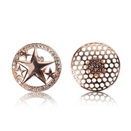 Glamexx24 Magnetic Jewellery Pendant with Rhinestone for Scarves, Scarves or Ponchos, Women's Brooch Gift for Girls Women