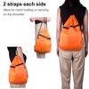 KUUQA 16Pcs Drawstring Backpack with Zipper Pocket Cinch Sack Bulk
