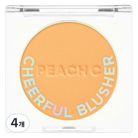 Peach C Cheerful Blusher 4g, 03 Mango Full, 4 pcs / 피치씨 치어풀 블러셔 4g, 03 망고풀, 4개