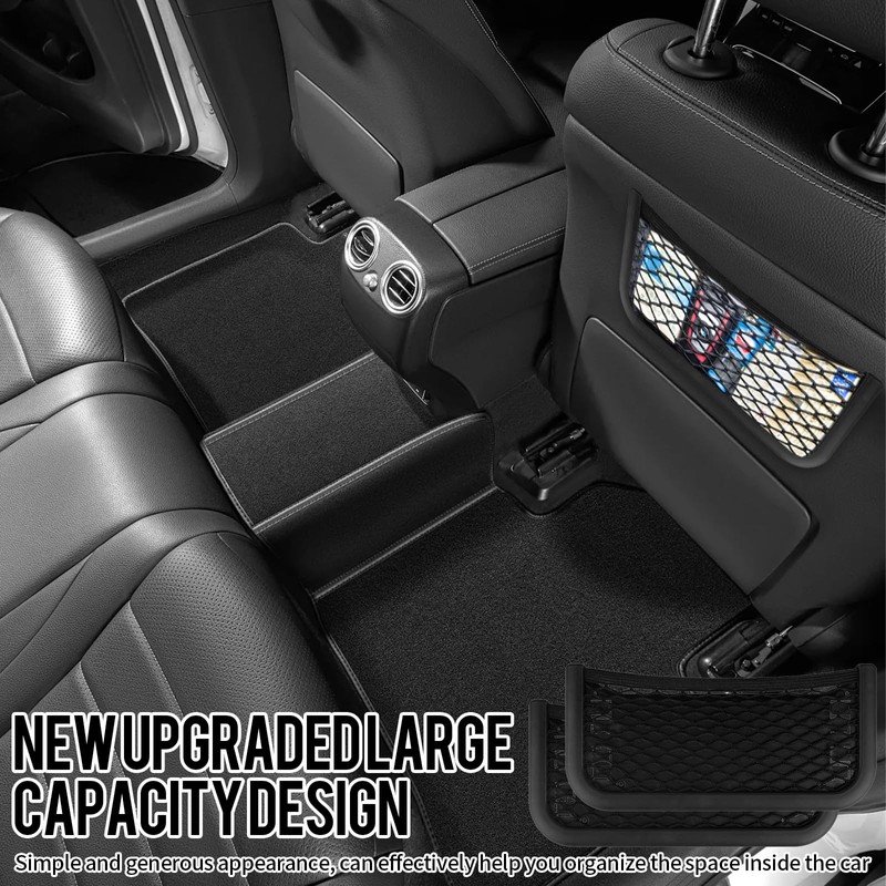 Storage Nets for Campervans, 2 Pcs Universal Car Mesh Storage