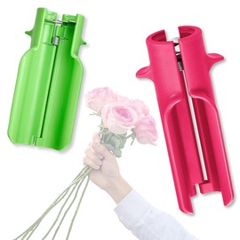 VNWIQ 2 Piece Rose Thorn Remover Strippers Hand Tool for Floral Arrangements Flower Enthusiasts, Florist Leaf Stripper Efficient Safe Cleaner Cutter for Home Flower Shop Gardening