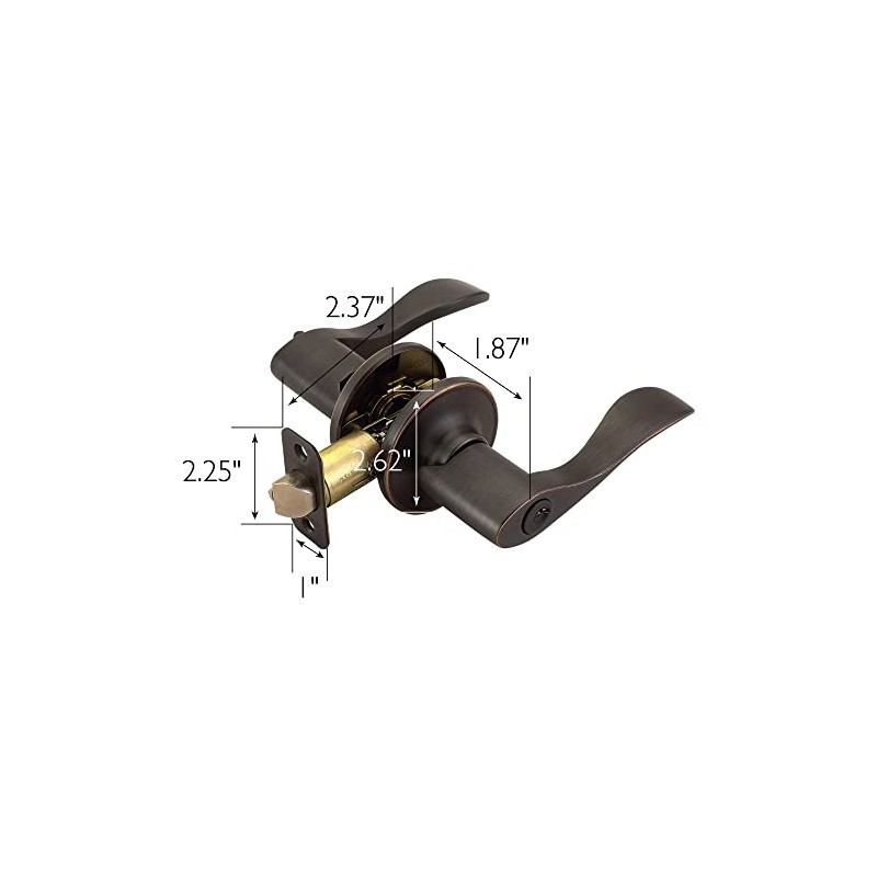 Design House Springdale Keyed Entry Exterior Door Lever Handle Lockset,