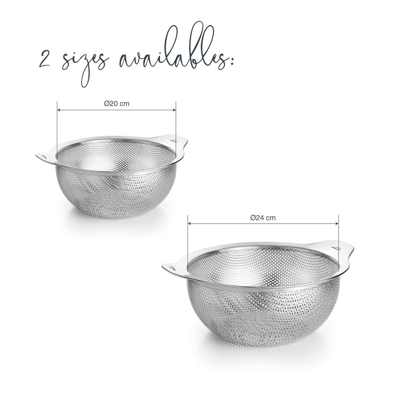 Lacor 62732 - Scolapasta Cucina Inox, Acciaio Inossidabile 18/10 e
