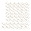100Pcs Funny Planner Clips Anti Rust Electroplating Process Envelope Coffee