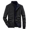 URBANFIND Men's Windbreaker Casual Lightweight Jacket Fashion Two-in-One Reversible Coat