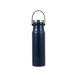 Pearl Metal HB-6775 Water Bottle Mug, Tote Mug, 23.7 fl oz (700 ml), With Handle, Vacuum Insulated, Heat Retention, Cold Retention, Navy