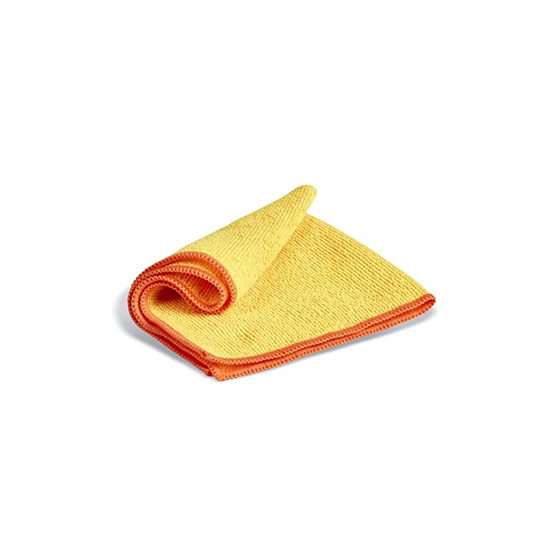 Spontex Microfibre x4, Orange, Yellow, Light Blue, Fuchsia
