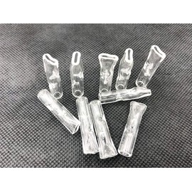Glass Filter Tips /10pcs (Transparent Color)8x35mm
