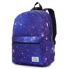 HotStyle TRENDYMAX Galaxy Printed School Backpack, Purple