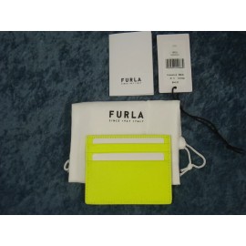 FURLA Classic Business Credit Card Case~Fluoresce