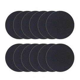 Abakoo Compost Bin Filters, 12 Packs, Activated Carbon Filters for Kitchen Compost Pail Filters Replacement for 1.6/1.8 Gallon Compost bin, 8.45 Inches, 6mm Thickness
