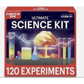 EINSTEIN BOX ULTIMATE SCIENCE KIT 120 EXPERIMENTS FOR KIDS STEM (NEW & SEALED)
