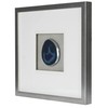 Huji Agate Slice Shadow Box Wall Décor (Blue)