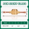 Hong Sen Sight Glass, Moisture Liquid Indicator, 1/4'' ODF Fitting,
