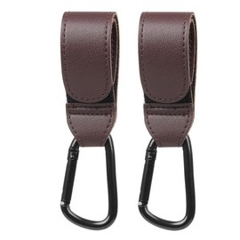 2-Pack Buggy Clips, Pram Clips for Bags Pram Hooks Baby Bag Clips Pushchair Clips with Sturdy Carabiner to Hook Your Shopping Bags, Handbag or Changing Bag