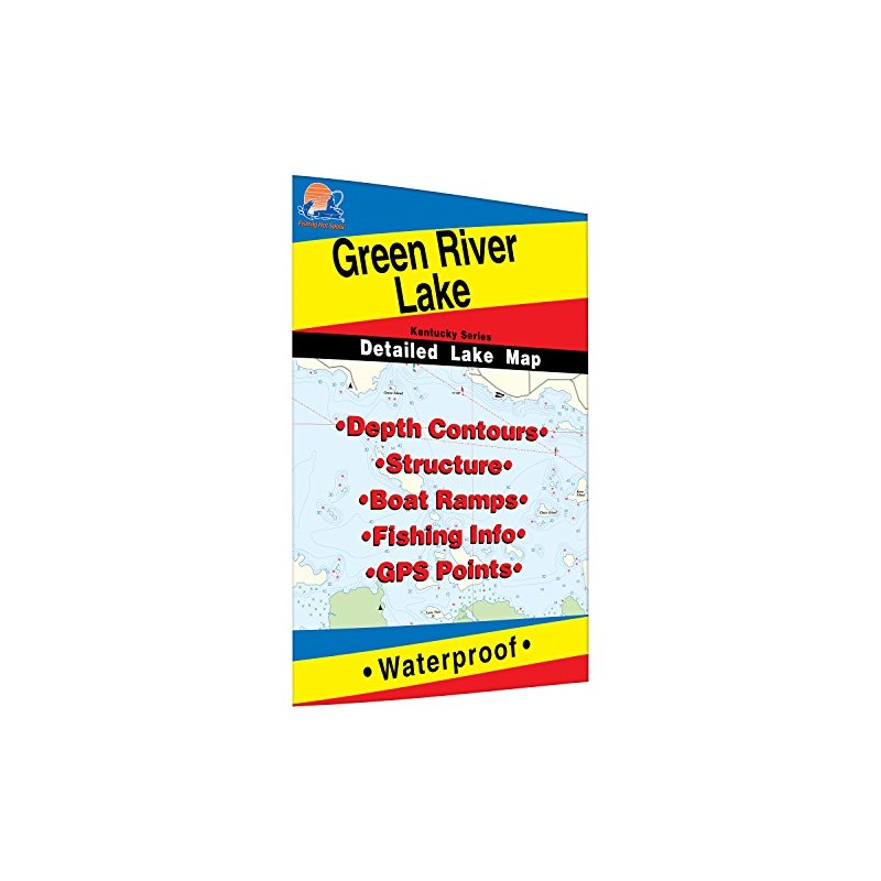 Green River Lake Fishing Map