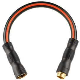 SheeChung Short Garden Hose 2ft x 5/8",Water Hose for Hose Reel Faucet,Lightweight Outdoor Hose with Swivel Handle,Flexible,Male to Female Fittings,Heavy Duty Small Leader Hose,3/4"GHT