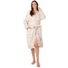 PAVILIA Premium Womens Plush Short Robe, Super Soft Fuzzy Bathrobe