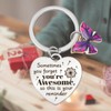 XIHIRCD Inspirational Gifts Keychain for Women, Heart Shaped Sometimes You