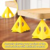 50 Pack Painting Pyramids, Yellow Pyramid Stands Painter's Painting Stands,