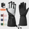 ROCKBROS Heated Gloves Electric Rechargeable Battery Thermal Mittens Gloves Men