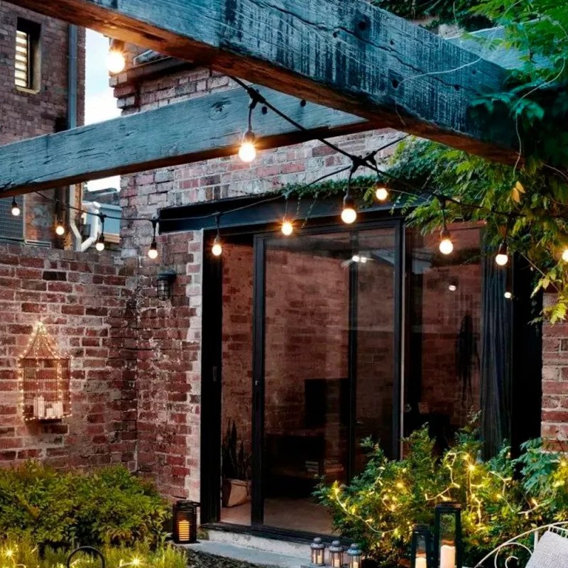 OEM Serie 10 Focos 10m Exteriores Decoracion Guirnalda