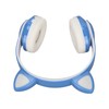 LXB39C Kids Headphone Bluetooth 5.0 Foldable Wireless Glowing Music Cat