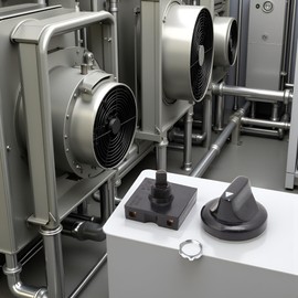 Fan Rotary Switch 4-Position 3-Speed Selector Switch Governor with Knob Fan Speed Governor Fan Rotary Switch,4-Position Rotary,3-Speed Selector,Industrial