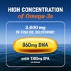 Aceite de Pescado Omega 3 Triple Fuerza 3600 mg Ms