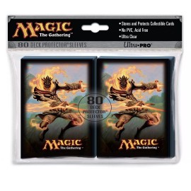 Ultra Pro Magic Gathering MTG Flamekin Bladewhirl DECK PROTECTOR SLEEVES 80ct