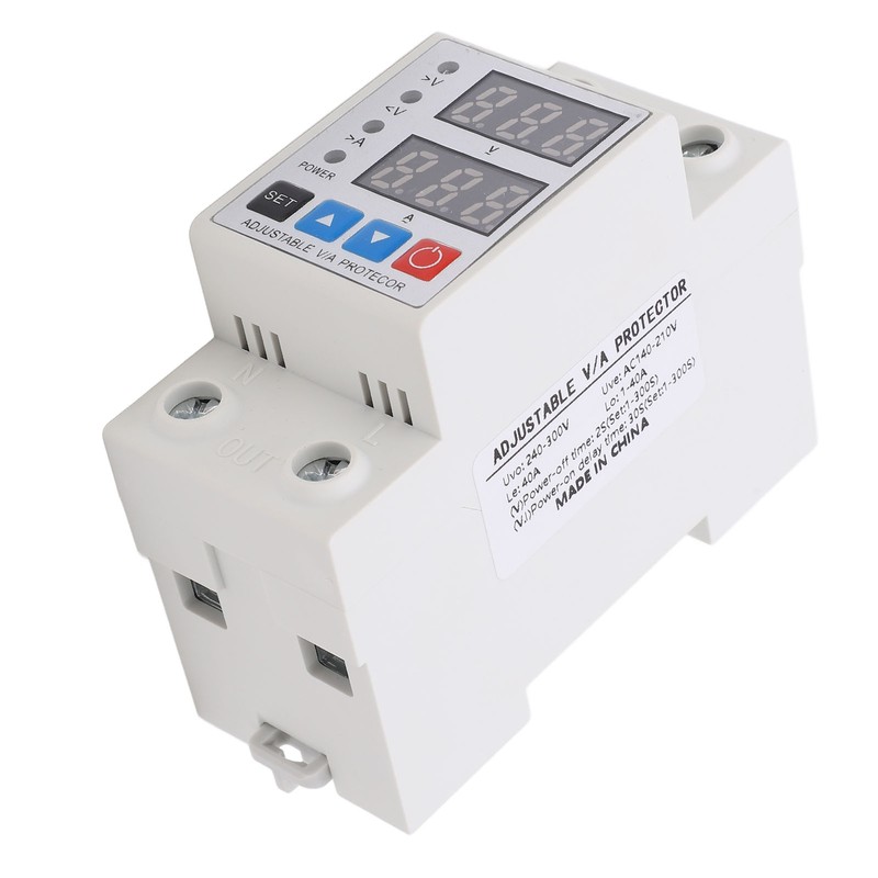 Over Under Voltage Protective Device Adjusting Dual Display Overcurrent Overload