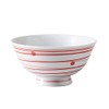 Saikai Pottery 74039 Arita Ware Rice Bowl, Medium, Nishiki Swirl