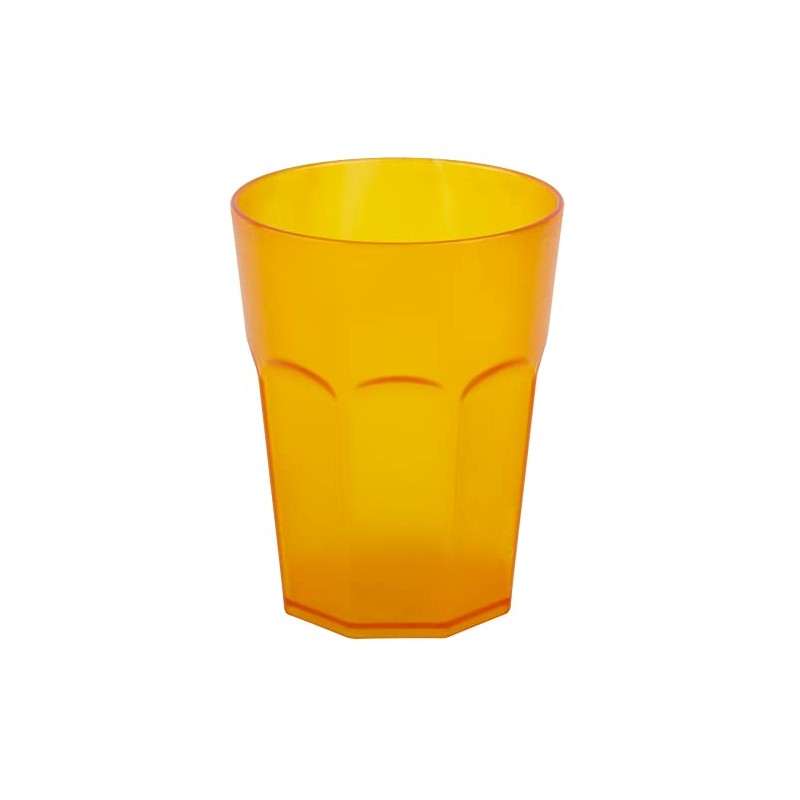 Gariella Plastic Cups Orange Drinking Cups Party Cups Plastic Drinking