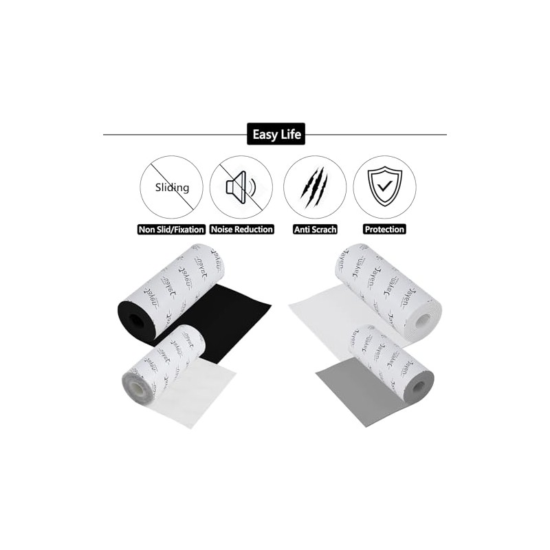 Non-Slip Self-Adhesive Silicone Pads - Cuttable Furniture Protection