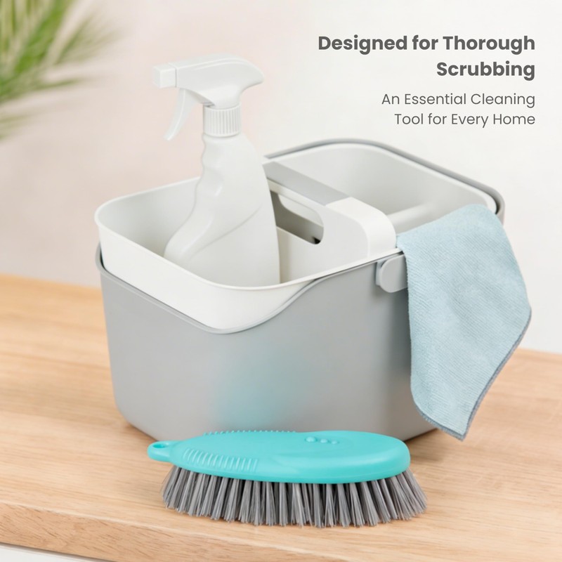 VIGAR Blue Small Hard Bristle Multi-Function Brush