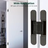 Genérico Bisagras de Vaivén 4 Pulgadas Acero Inoxidable 304 Set