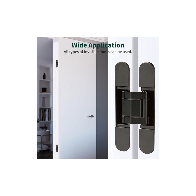 Genérico Bisagras de Vaivén 4 Pulgadas Acero Inoxidable 304 Set