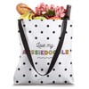 Love My Aussiedoodle Cute Polka Dot Design Tote Bag