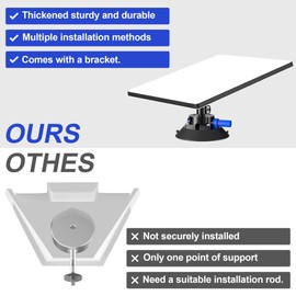 Burbifro Starlink Mini Suction Cup Sunroof Mount, Adjustable Starlink Mini Mounting Kit, Starlink Mini Accessories, Works with Starlink Mini Original Pipe Adapter