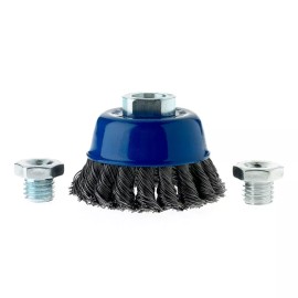 Champion Cutting Tools 2 3/4" Knot Wire Cup Brush Carbon Steel (5/8"-11) MERCER CHAMPION   189010