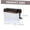 DOITOOL Portable Desktop Paper Shredder Hand Shredder Abs Plastic Office