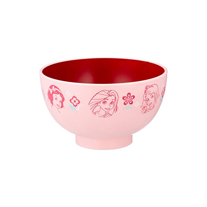 New Disney Princess Painted Soup Bowl Medium Kids Tableware Pink