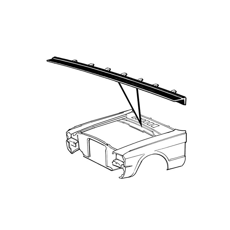 Daniel Carpenter Mustang Reproductions Mustang Hood to Cowl Seal 1964