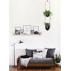 ABETREE Modern Metal Hanging Planter for Indoor Outdoor Plants with