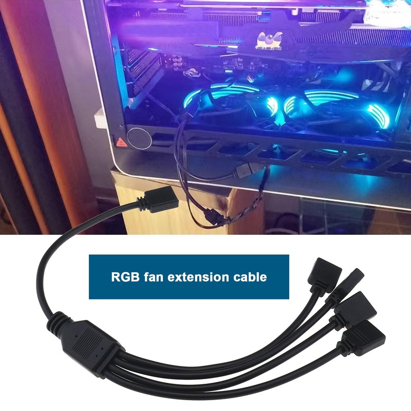 LT Easiyl 2PCS ARGB Splitter Cable 5V 3 Pin Addressable