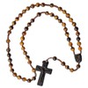 6mm Tiger Eye/Jujube Wood 5 Decade Rosary