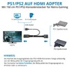 AUTOUTLET PS2 to HDMI Adapter